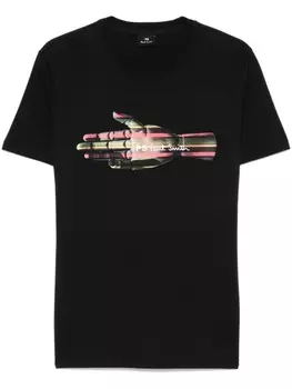 PS Paul Smith футболка с графичным принтом, черный