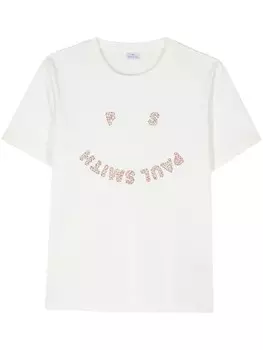 PS Paul Smith футболка с логотипом, нейтральный цвет