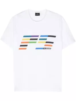 PS Paul Smith футболка с логотипом Slant, белый
