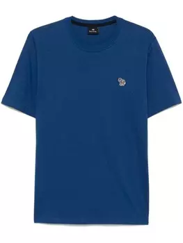PS Paul Smith футболка с нашивкой Zebra, синий