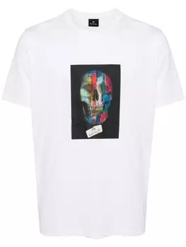 PS Paul Smith футболка с принтом, белый