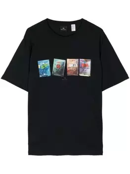 PS Paul Smith футболка с принтом, черный