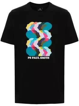 PS Paul Smith футболка с принтом Heads Up, черный