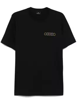 PS Paul Smith футболка с принтом Overlapping Circles, черный