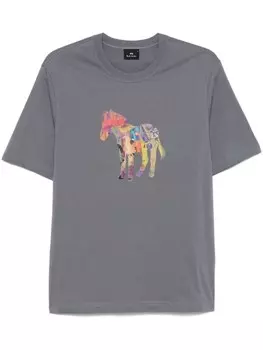 PS Paul Smith футболка с принтом, синий