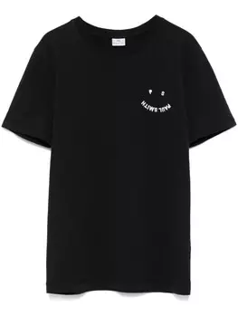 PS Paul Smith футболка с вышитым логотипом, черный