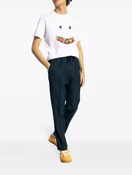 PS Paul Smith футболка Smiley с графичным принтом, белый