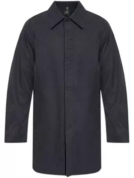 PS Paul Smith хлопковое пальто с логотипом, синий