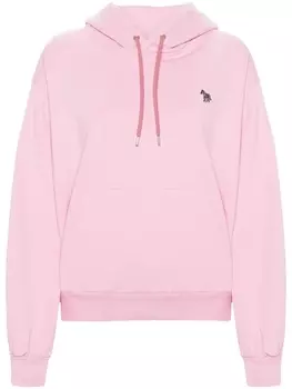 PS Paul Smith худи с нашивкой Zebra, розовый
