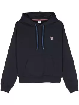 PS Paul Smith худи с нашивкой Zebra, синий