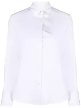 PS Paul Smith поплиновая рубашка с отложным воротником, белый