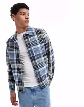 PS Paul Smith повседневная рубашка в клетку синего цвета