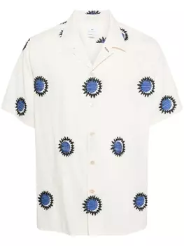PS Paul Smith рубашка Fil Coup Sun, белый