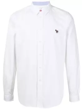 PS Paul Smith рубашка с нашивкой, белый