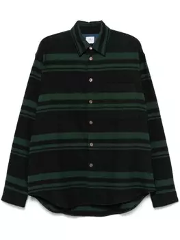 PS Paul Smith рубашка в полоску, зеленый