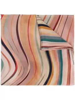 PS Paul Smith шарф с принтом, розовый