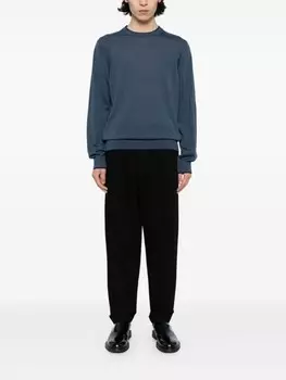 PS Paul Smith шерстяной джемпер с контрастной отделкой, синий