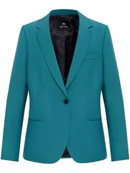 PS Paul Smith шерстяной однобортный пиджак, синий