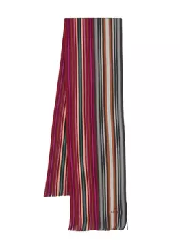 PS Paul Smith шерстяной шарф Spectrum Stripe, красный