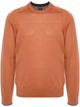 PS Paul Smith свитер из мериносовой шерсти, оранжевый