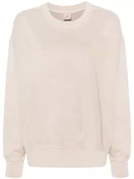 PS Paul Smith толстовка PS Happy из органического хлопка, нейтральный цвет