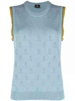 PS Paul Smith топ с круглым вырезом, синий