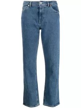 PS Paul Smith укороченные джинсы средней посадки, синий