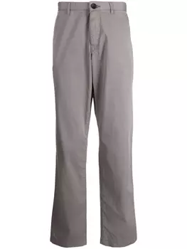 PS Paul Smith зауженные брюки чинос с нашивкой-логотипом, серый