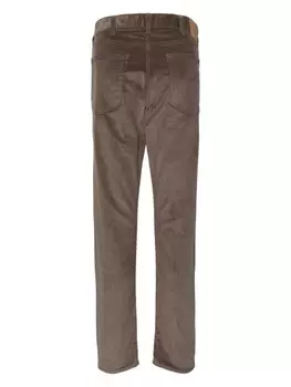 PS Paul Smith зауженные вельветовые брюки, коричневый