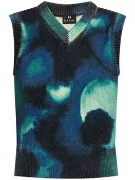 PS Paul Smith жилет с V-образным вырезом, синий