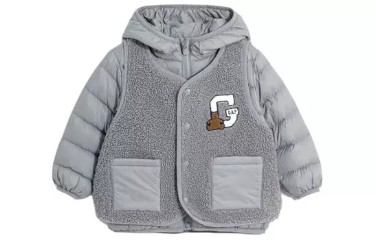 PS Пуховики/Жилеты Gap, темно-синий