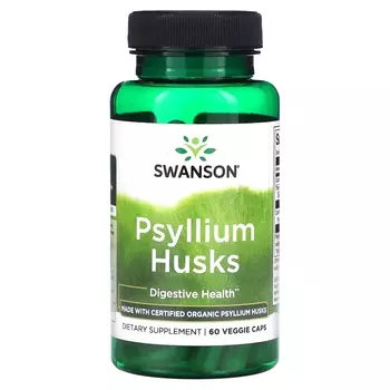 Псиллиум Swanson, 60 капсул