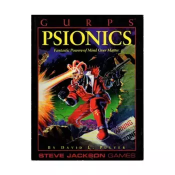 Psionics (2nd Printing), GURPS (1st-3rd Edition) - Rules Supplements, мягкая обложка