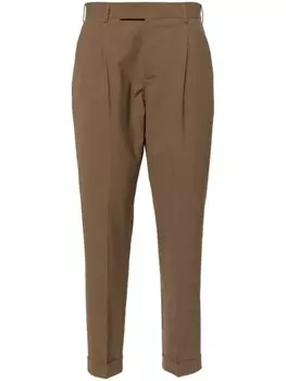 PT Torino брюки чинос средней посадки, коричневый
