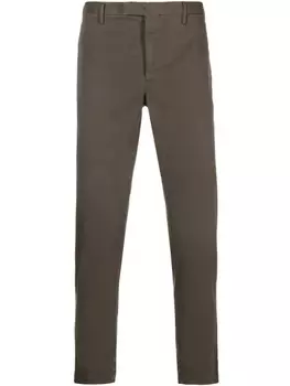 PT Torino брюки чинос средней посадки, коричневый