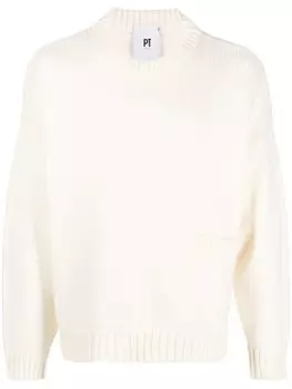 PT Torino джемпер с накладным карманом, нейтральный