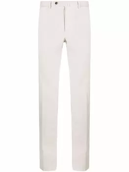 PT Torino прямые брюки чинос средней посадки, нейтральный цвет