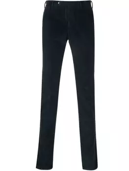 PT Torino прямые брюки в рубчик, синий