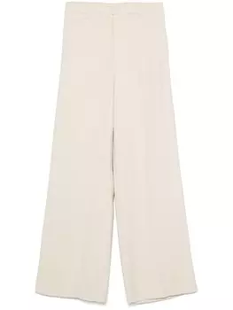 PT Torino саржевые брюки палаццо, серый