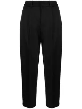 PT Torino укороченные брюки со складками, черный
