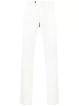 PT Torino узкие брюки строгого кроя, нейтральный цвет