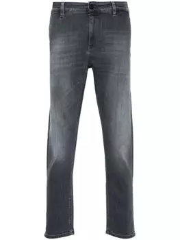 PT Torino зауженные брюки средней посадки, синий