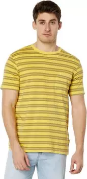 PTC в полоску с коротким рукавом RVCA, цвет Bamboo