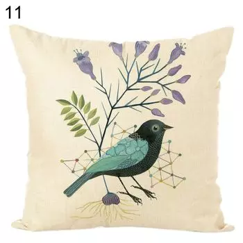 Птичья ветка, мягкая льняная подушка, чехол для дивана-кровати, украшение для дома-11 # Stuttg