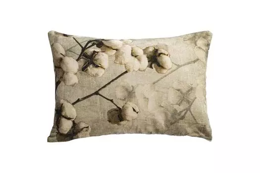 ПТМД Джаш декоративная подушка - 40x10x60 см - бархат - серый PTMD