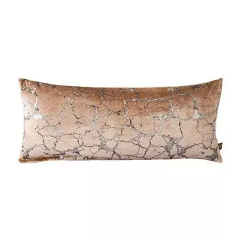 ПТМД Подушка Кайлин - 80x3x35 см - бархат - золото PTMD