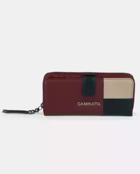 ПУ кошелек Caminatta, бордовый
