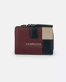 ПУ кошелек Caminatta, бордовый