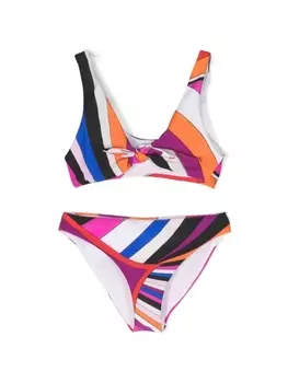 Pucci бикини с принтом Iride, оранжевый