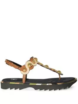 PUCCI босоножки Onde, коричневый